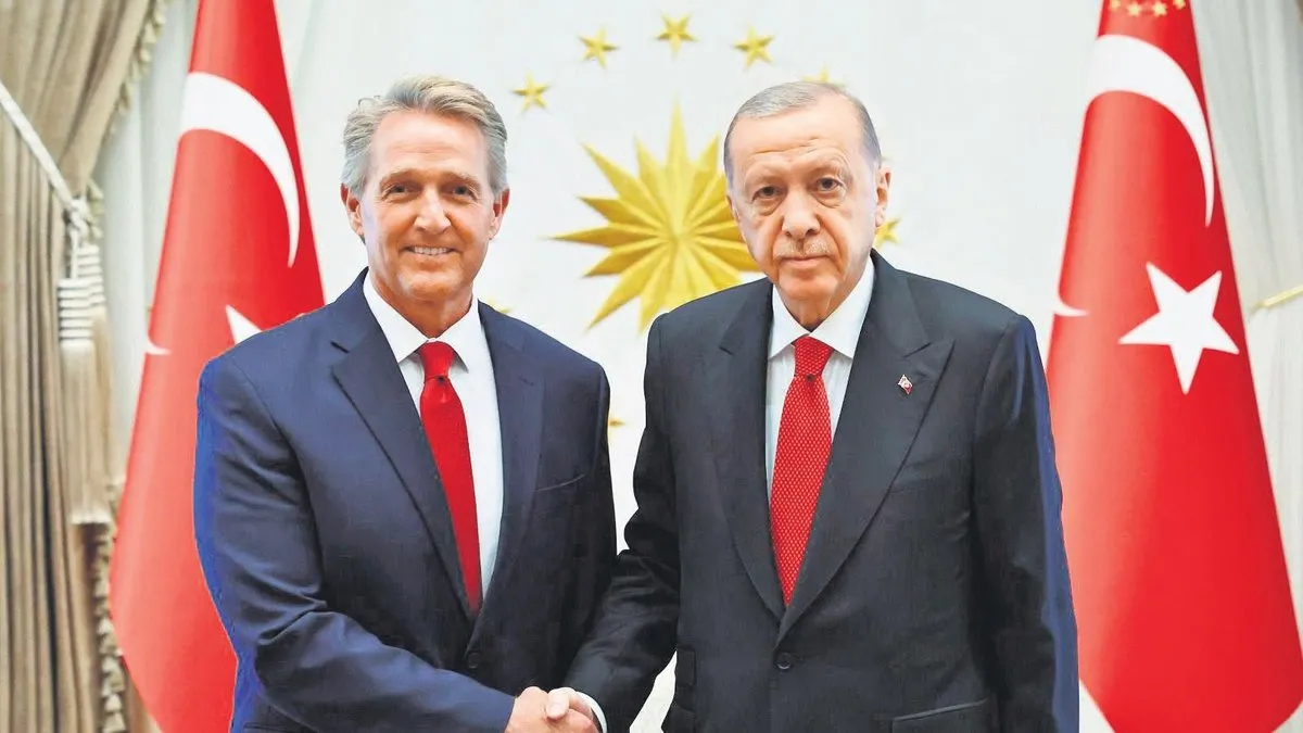 Erdoğan Flake’i kabul etti