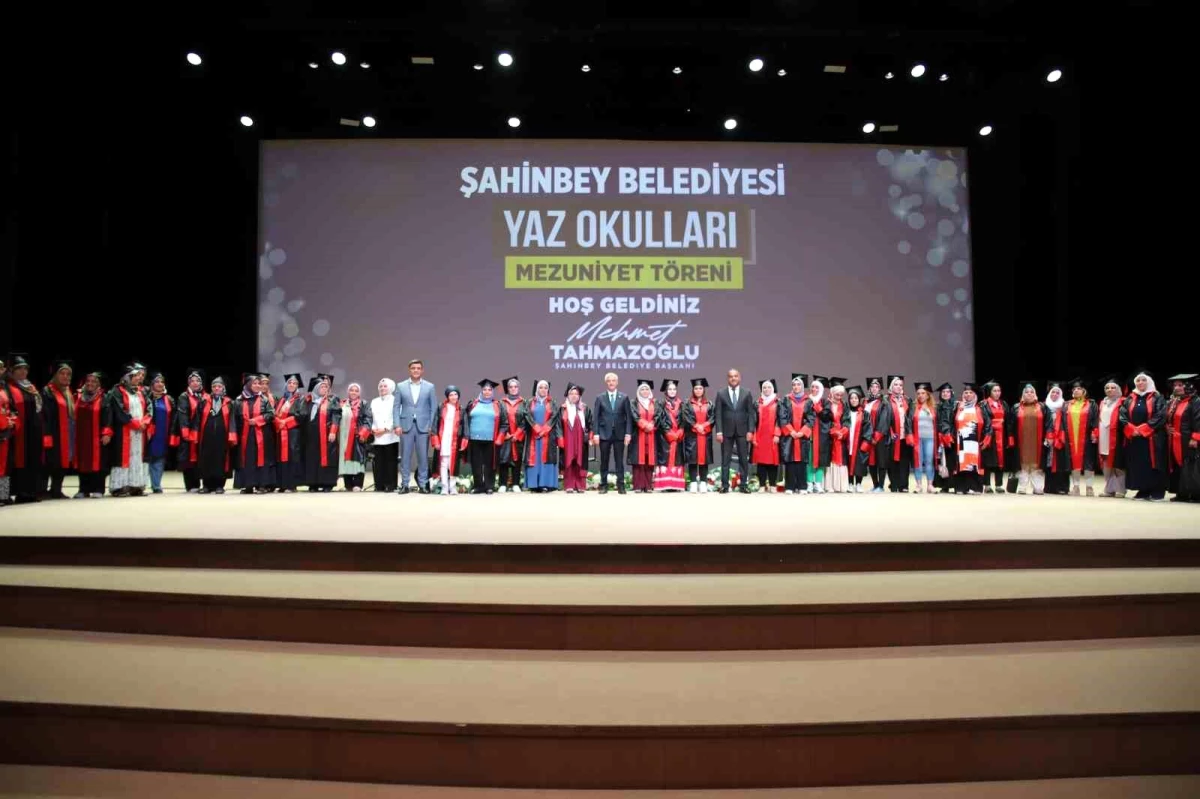 Gaziantep Şahinbey Belediyesi Yaz Okulu Mezuniyet Töreni