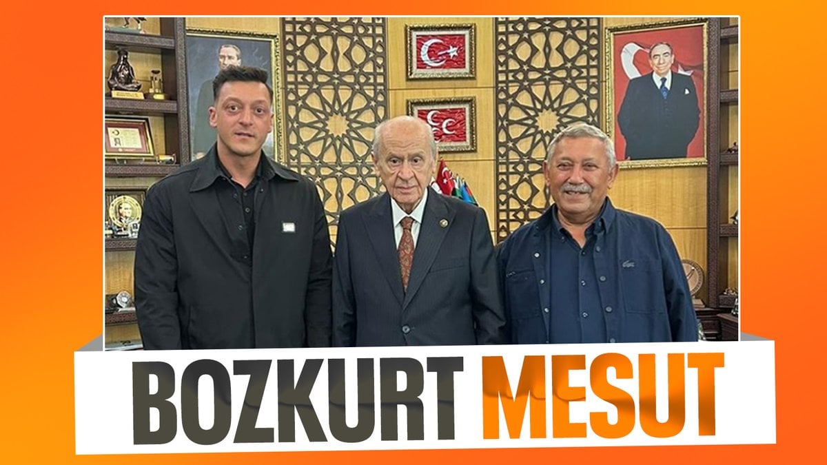 Mesut Özil’den Devlet Bahçeli’ye ziyaret