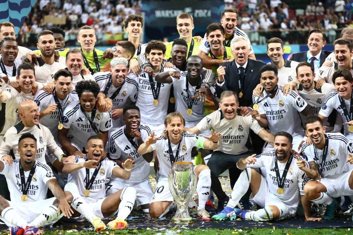 Real Madrid 2024 UEFA Süper Kupa’yı kazandı