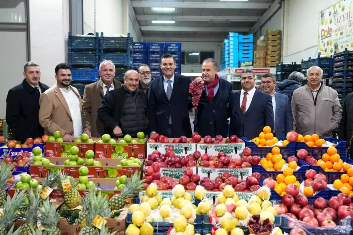 Başkan Zeyrek’ten Manisa Meyve ve Sebze Haline Ziyaret