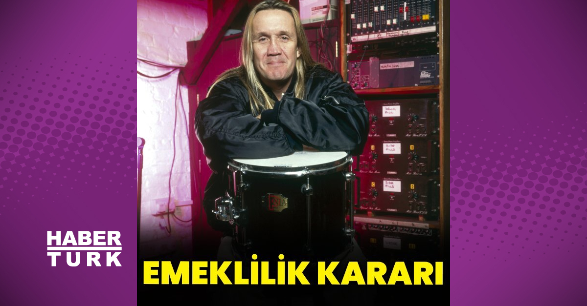 Iron Maiden grubu üyesi Nicko McBrain’den emeklilik kararı